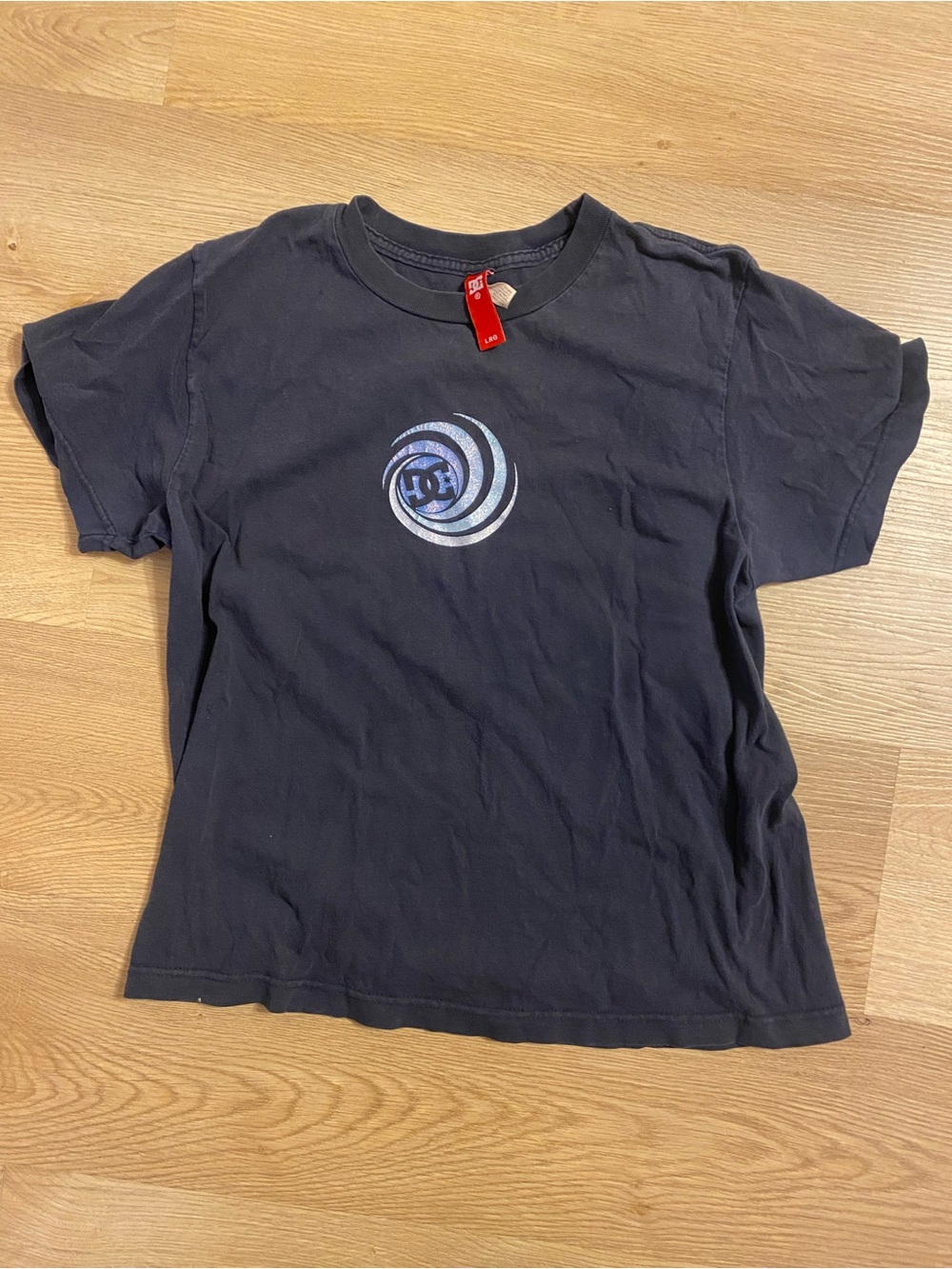 DC Woman’s Black Graphic Logo T-Shirt